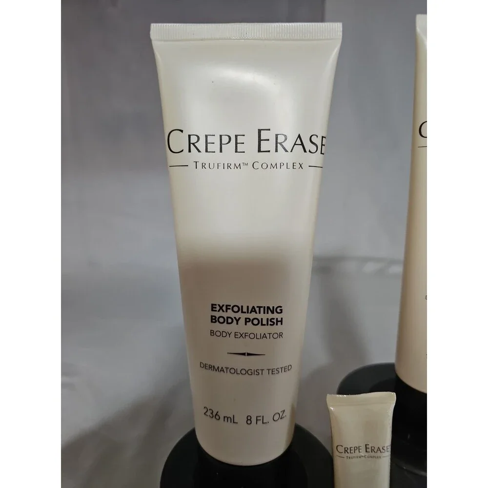 New Crepe Erase Trufirm Complex 5 piece set Dermatologist tested Lavender Honey